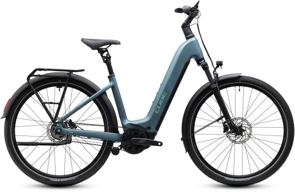 Cube Touring Hybrid Deluxe SLX 800 greengranit'n'green Gr&ouml;&szlig;e: Easy Entry 62 cm