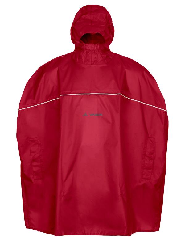 VAUDE Kids Grody Poncho indian red Größ M