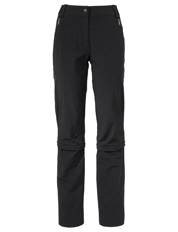 VAUDE Women's Farley Stretch Capri T-Zip Pants III black Größ 36