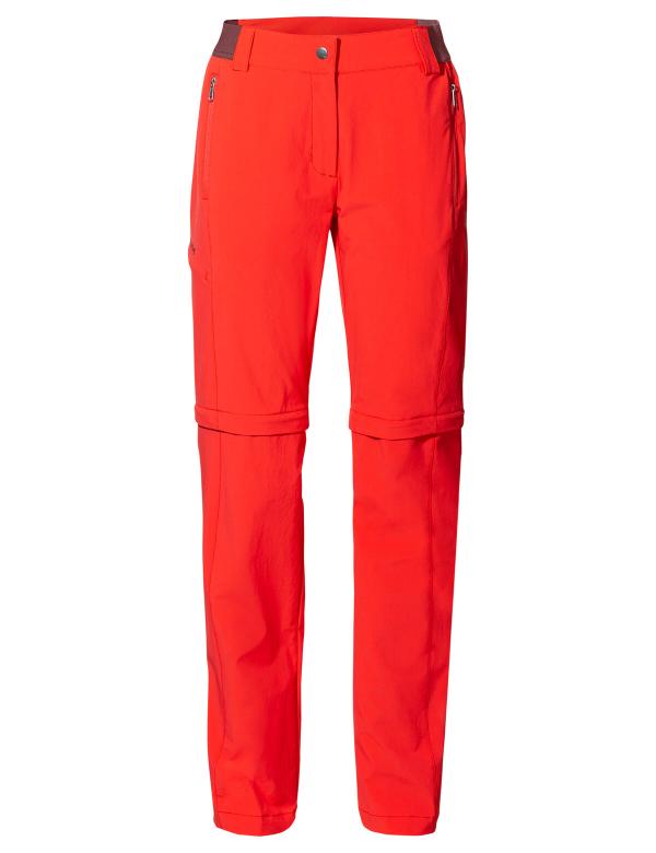 VAUDE Women's Farley Stretch ZO T-Zip Pants II flame Gr&ouml;&szlig; 34