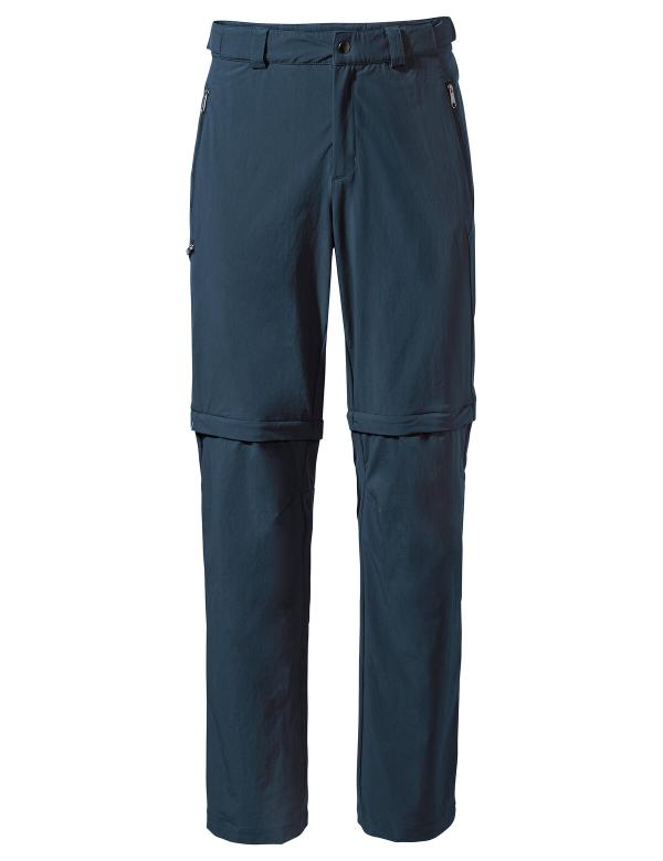 VAUDE Men's Farley Stretch T-Zip Pants III dark sea Gr&ouml;&szlig; 52-Short