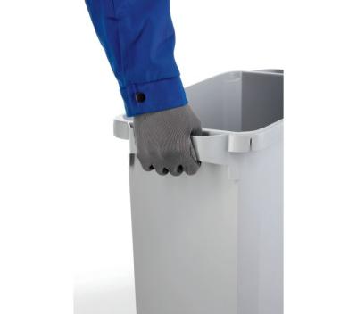 LISTA Abfallbehälter 60 L, 590 x 600 x 282 mm (B x H x T), 60 L, Schwarz Produktbild 1