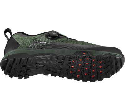 SHIMANO SHIMANO Fahrradschuhe ET701 Herren/Damen MTB FLATPEDAL Größe 45 Grün Produktbild 3