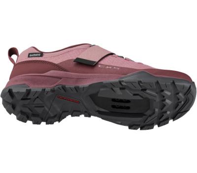 SHIMANO SHIMANO Fahrradschuhe EX500W Damen Touring SPD Größe 39 Damenleisten Rot Produktbild 3