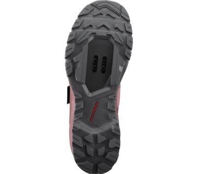 SHIMANO SHIMANO Fahrradschuhe EX500W Damen Touring SPD Größe 42 Damenleisten Rot Produktbild 2