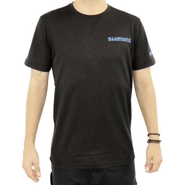 SHIMANO SHIMANO WORKSHOP T-SHIRT BLACK, L 50% PES/50% COTTON