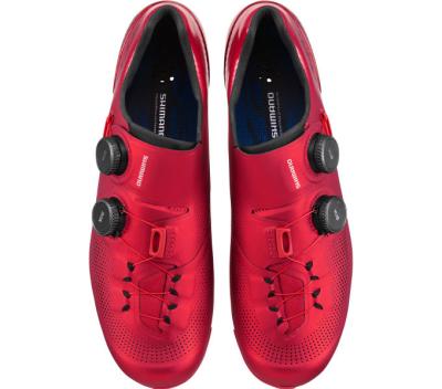 SHIMANO SHIMANO Fahrradschuhe RC903 Damen/Herren Road SPD-SL Größe 47 breit Rot Produktbild 1