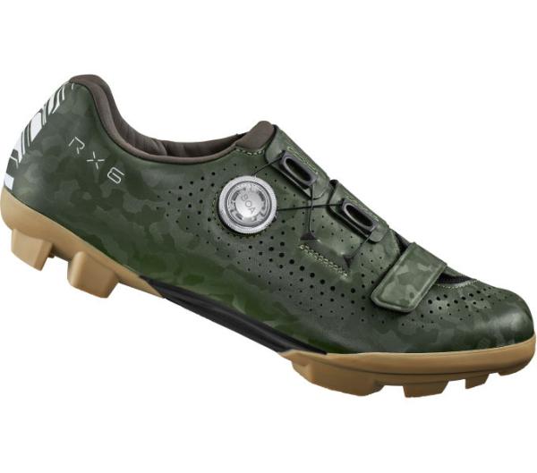SHIMANO SHIMANO Fahrradschuhe RX600 Herren/Damen Gravel SPD Gr&ouml;&szlig;e 46 Gr&uuml;n