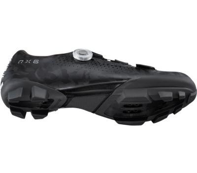 SHIMANO SHIMANO Fahrradschuhe RX600 Herren/Damen Gravel SPD Größe 44 Schwarz Produktbild 3