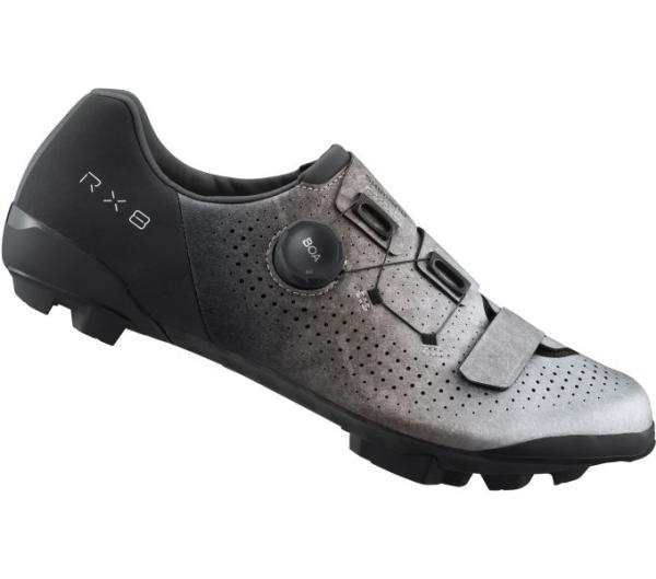 SHIMANO SHIMANO Fahrradschuhe RX801 Herren/Damen Gravel SPD Größe 39 Silber