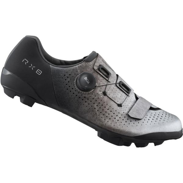 SHIMANO SHIMANO Fahrradschuhe RX801 Herren/Damen Gravel SPD Gr&ouml;&szlig;e 47 Silber