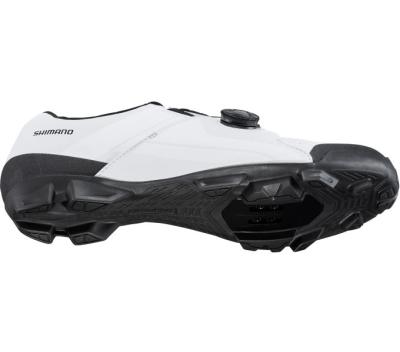 SHIMANO SHIMANO Fahrradschuhe XC300 Herren/Damen MTB SPD Größe 44 breit Weiß Produktbild 3