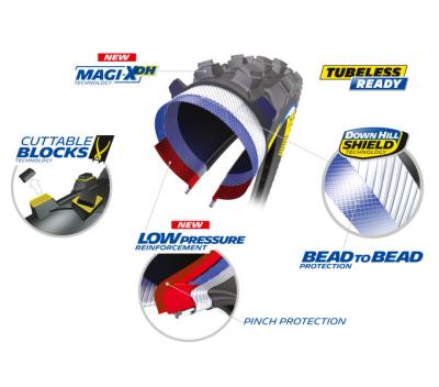 Michelin MICHELIN DRAHTREIFEN DH MUD RACING LINE MAGI-X DH DOWNHILLSHIELD 61-584 Produktbild 1