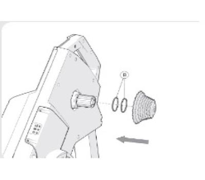 ELITE Spacer für Freilaufkörper Direct Drive Trainer Produktbild 1
