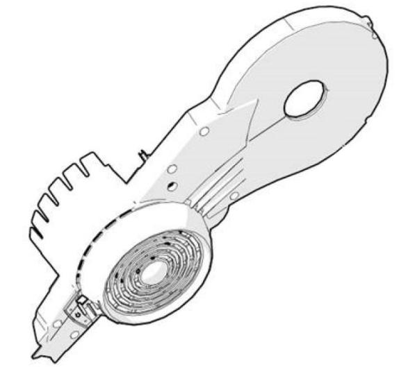 ELITE Gehäuse Turbo Muin Rechts