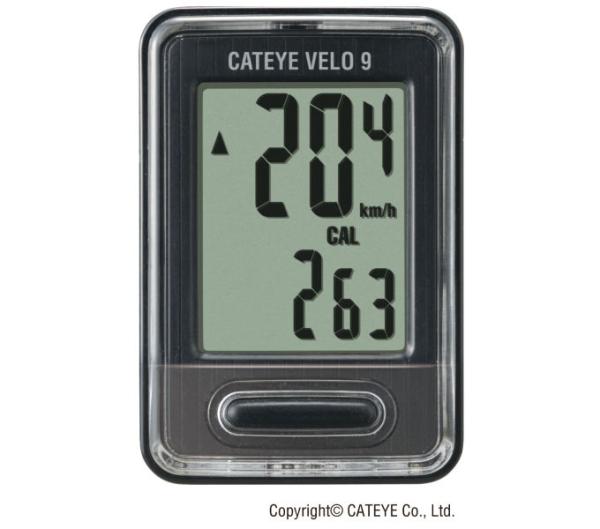 CATEYE CATEYE Fahrradcomputer Velo 9 Schwarz