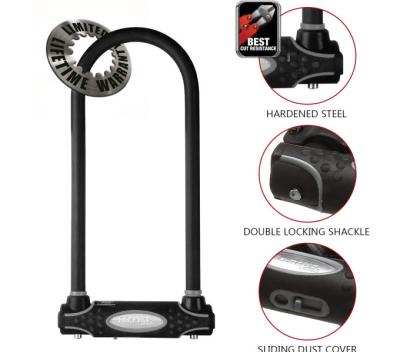 Master Lock Bügelschloss 8195LW Schwarz 13 mm x 280 mm x 110 mm Schlüssel Produktbild 1