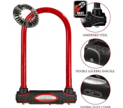 Master Lock Bügelschloss 8195 Rot 13 mm x 210 mm x 110 mm Schlüssel Produktbild 1