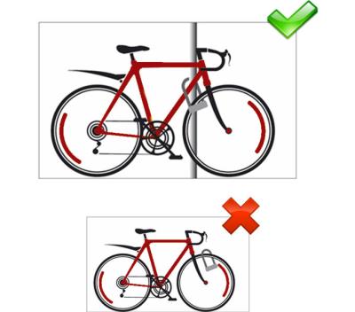 Master Lock Bügelschloss 8274 Schwarz 13 mm x 210 mm x 110 mm / 10 mm x 1200 mm Schlüssel Produktbild 3