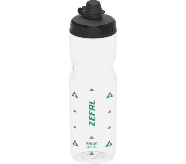 Zéfal Trinkflasche Sense Soft No-Mud Transparent 800 ml