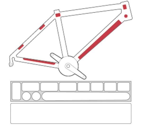 Zéfal Rahmenschutzfolie Skin Armor Set M
