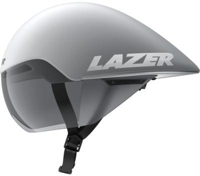 LAZER LAZER Helm Volante KinetiCore Triathlon/Zeitfahren Matte White Silver (S) 52-56 Produktbild 3