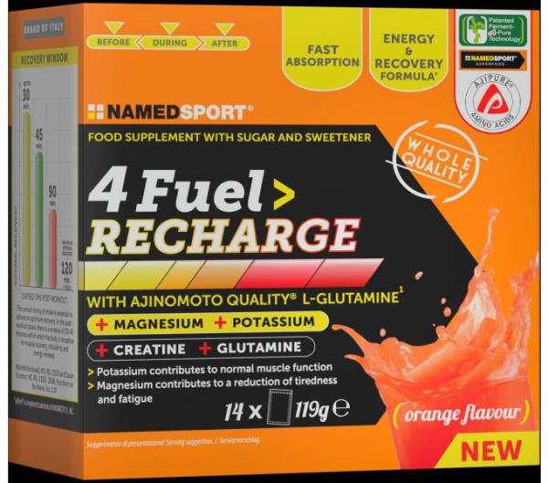 NAMEDSPORT NAMEDSPORT Isodrink 4FUEL Recharge / Orange 14 x 8,5 g