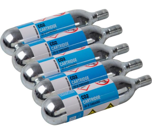 PRO Ersatzpatronensatz CO2 mit Gewinde 5 Stück/25 g