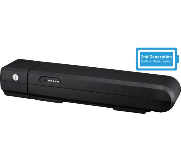 SHIMANO Akku SHIMANO E-BIKE SYSTEMS BT-EN405 für Gepäckträger schw 504 Wh (2nd Gen. BMS)