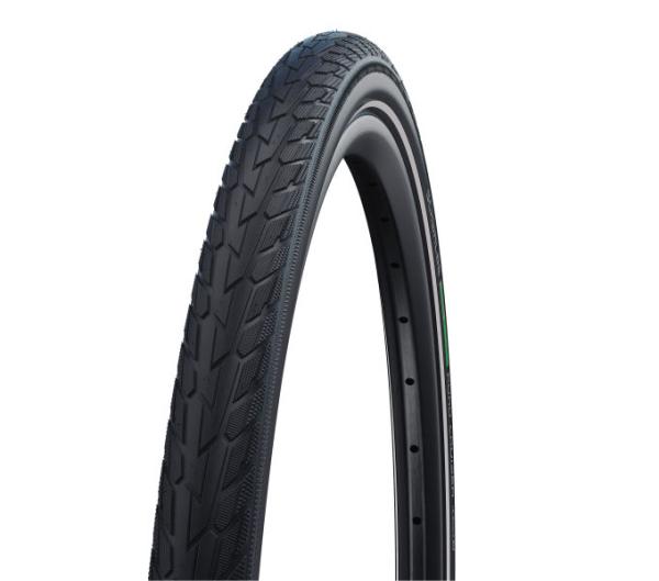 Schwalbe ROAD CRUISER Active Line Green Compound K-Guard 47-305 Schwarz/Reflex