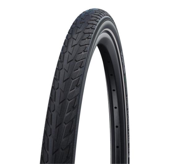 Schwalbe SCHWALBE DRAHTREIFEN ROAD CRUISER PLUS    42-622 Schwarz/Reflex