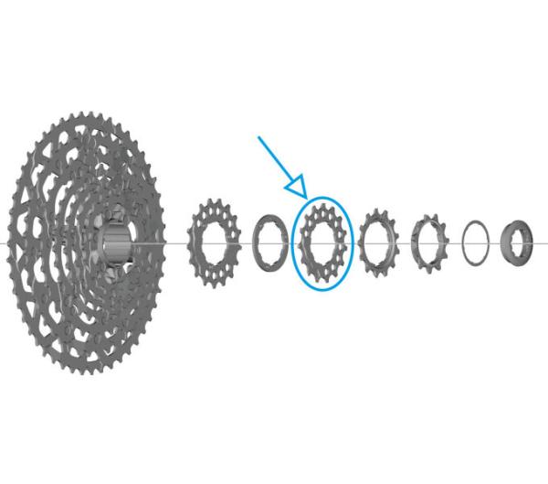SHIMANO Ritzel für CS-LG700 15 Zähne