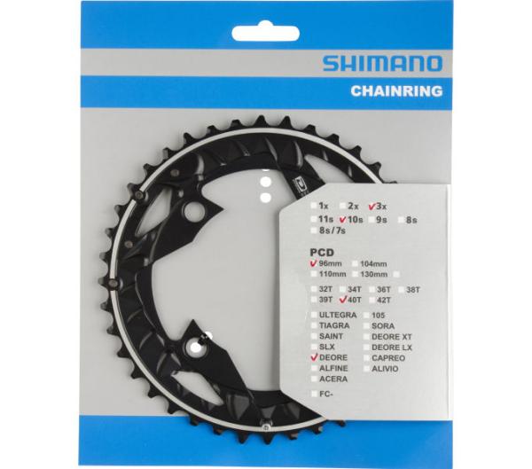 SHIMANO Kettenblatt DEORE FC-M612, FC-M622 40 Zähne