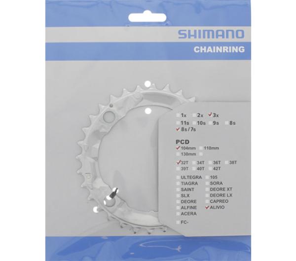 SHIMANO Kettenblatt ALIVIO FC-M410, FC-M415 32 Zähne