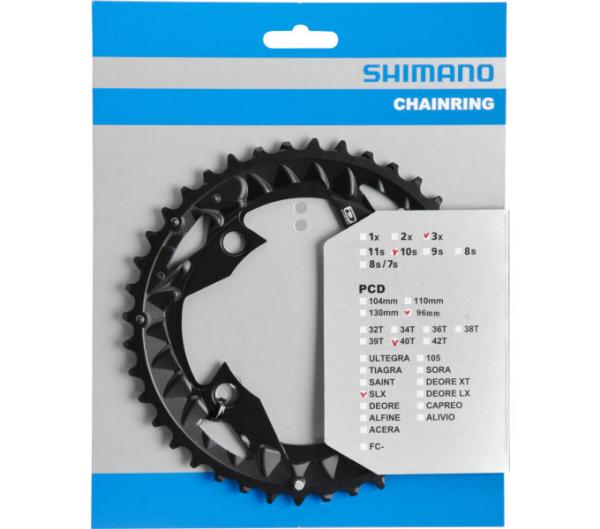 SHIMANO Kettenblatt SLX FC-M672, FC-M7000-3 40 Zähne