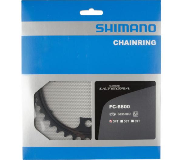 SHIMANO Kettenblatt ULTEGRA FC-6800 34 Zähne Schwarz