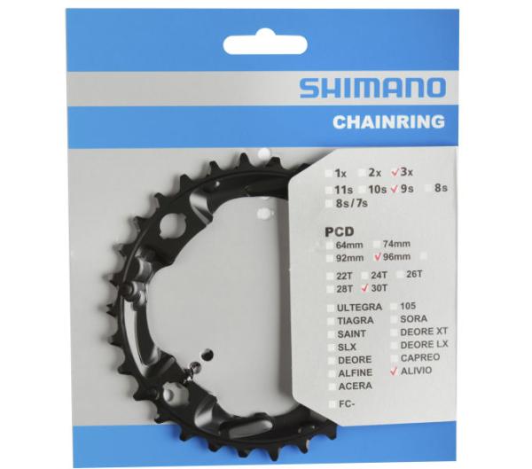 SHIMANO Kettenblatt FC-M4000, FC-M4050 30 Zähne
