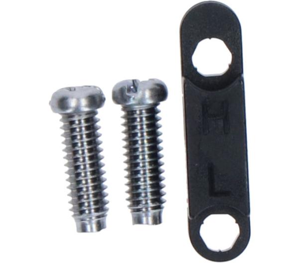 SHIMANO Einstellschrauben für RD-M770 M4 x 14,5 mm inkl. Gegenplatte