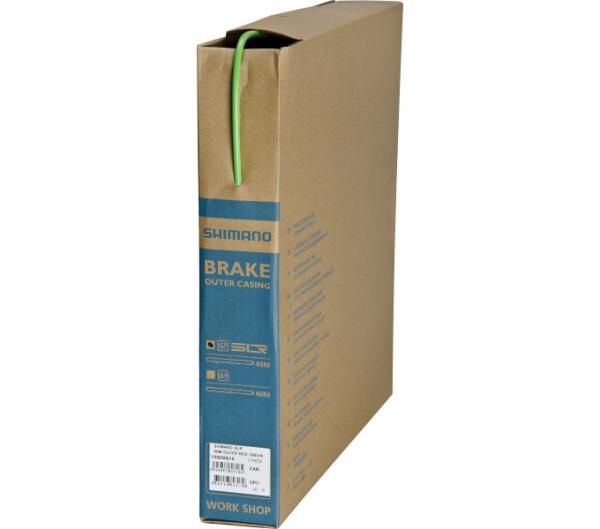 SHIMANO Bremszugaußenhülle SLR 40 m Grün