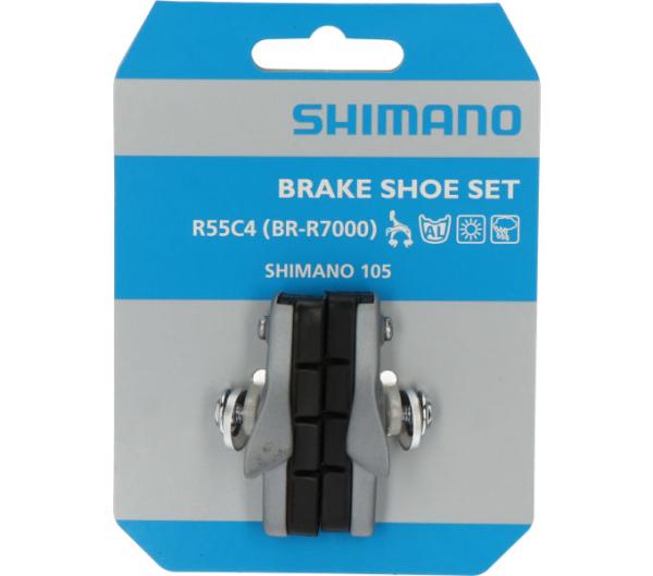 SHIMANO Bremsschuh R55C4 Cartridge BR-R7000 1 Paar Für Alufelge Silber
